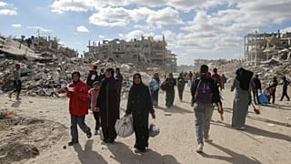 أهالي رفح يعودون الديار