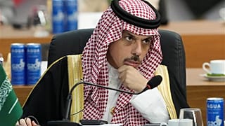 وزير الخارجية السعودي فيصل بن فرحان آل سعود