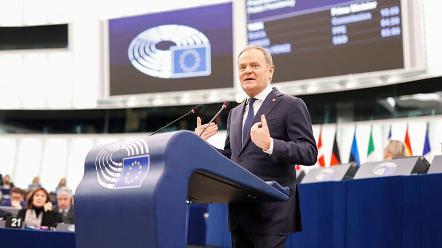 Donald Tusk est le Premier ministre de la Pologne depuis 2023