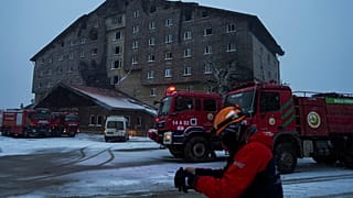 Bolu Grand Kartal Otel'in dış cepheden bir görünümü, 22 Ocak 2025