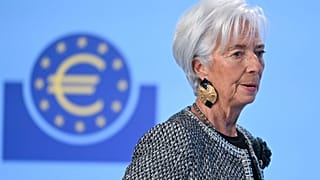 Η πρόεδρος της ΕΚΤ Κριστίν Λαγκάρντ, τον περασμένο μήνα
