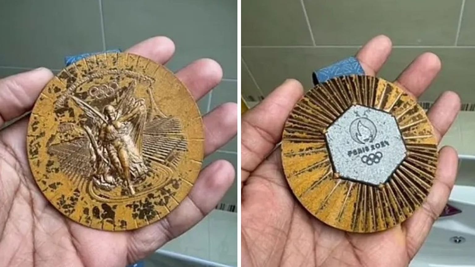 As medalhas dos Jogos Olímpicos de Paris não envelheceram bem para alguns atletas
