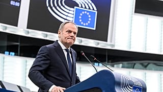 Donald Tusk az EP-ben - Strasbourg, 2025. január 22.