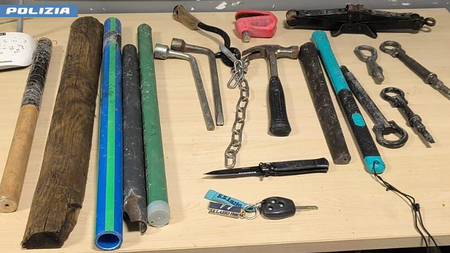 Material incautado. 