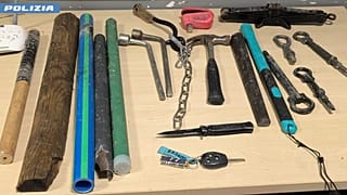 Material incautado. 