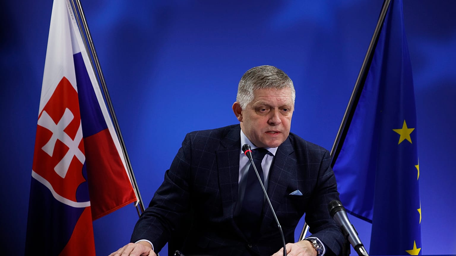 Premier Słowacji Robert Fico.