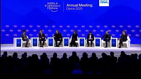 Mark Rutte a davosi Világgazdasági Fórumon beszélt