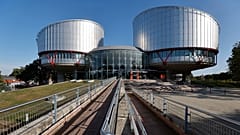 Αρχείο: Άποψη του Ευρωπαϊκού Δικαστηρίου Ανθρωπίνων Δικαιωμάτων στο Στρασβούργο, ανατολική Γαλλία, Τετάρτη, 27 Σεπτεμβρίου 2023