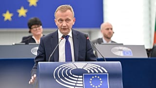 EU budget commissioner Piotr Serafin in a parliamentary debate on funding NGOs through the LIFE environmental programme on 22 January 2025