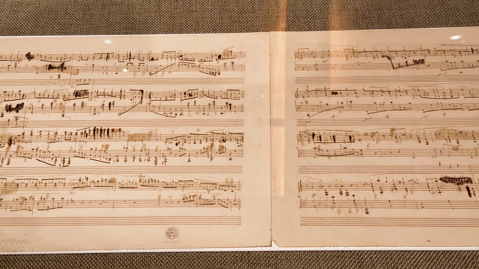 Manuskrypt ballady f-moll op.52 Fryderyka Chopina