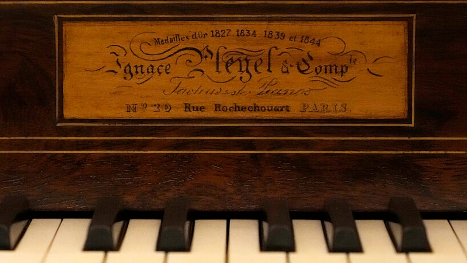Frederic Chopins letztes Klavier, ein Pleyel, gehört zu den Ausstellungsstücken im renovierten Museum des polnischen Pianisten und Komponisten aus dem 19.