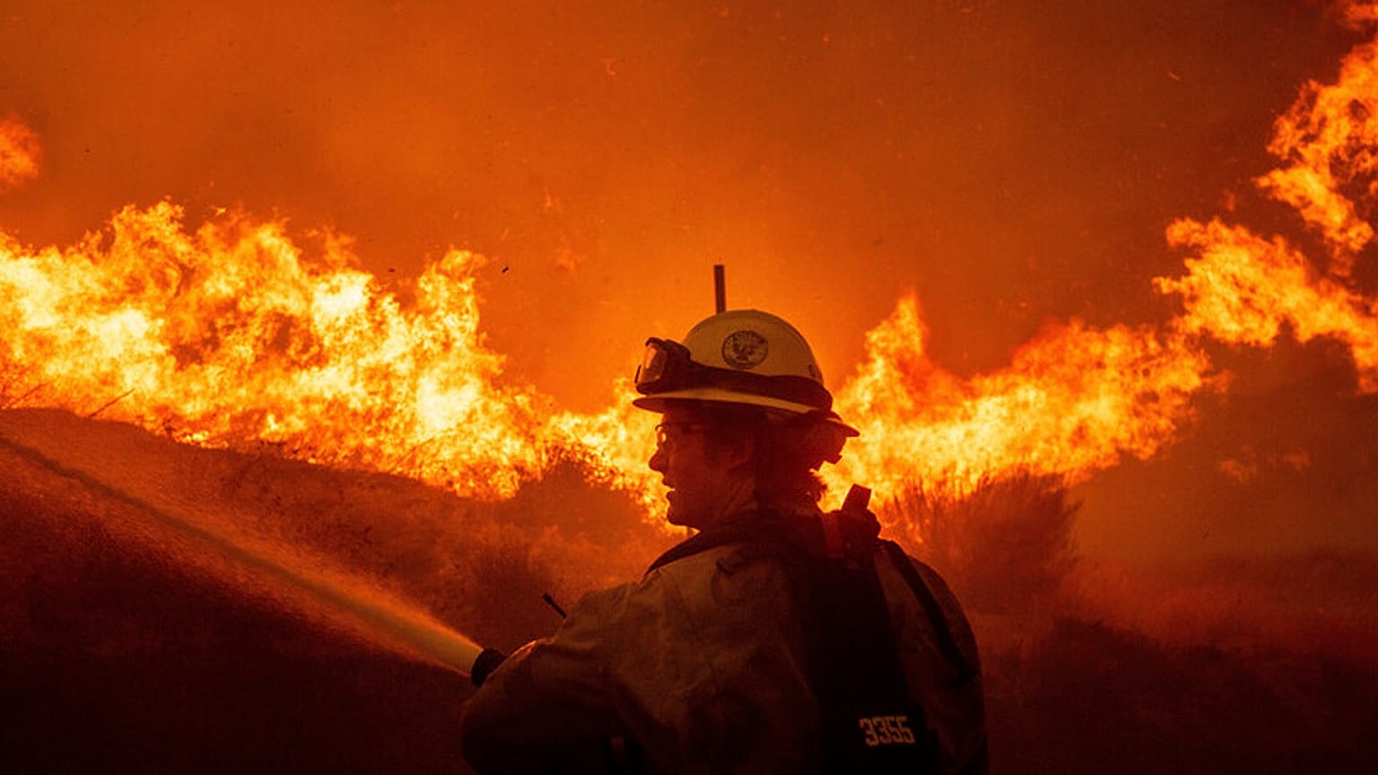 Incendios en Los Ángeles. 
