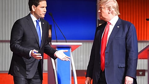 Rubio és Trump egy korábbi felvételen