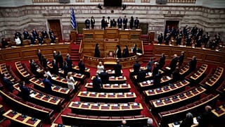 El Parlamento griego, en una sesión de 2020.