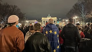 Manifestantes en Berlín contra la extrema derecha