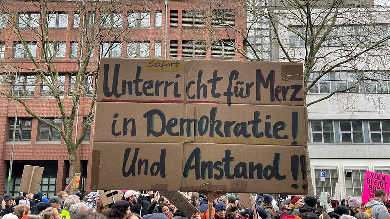 Manifestazioni contro l'estrema destra in Germania