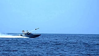 مناورات للحرس الثوري الإيراني في الخليج العربي، يوم الجمعة 24 يناير 2025.