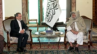 ملا محمدحسن اخند و عباس عراقچی