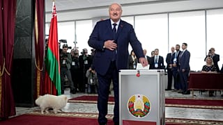 Александр Лукашенко проголосовал на президентских выборах в Беларуси. 26 января 2025 года
