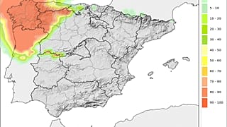 Tempestade Hermínia atinge norte de Espanha e Portugal