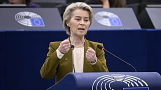 Ursula von der Leyen bizottsági elnök az EP strasbourgi ülésén