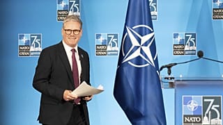 Keir Starmer brit kormányfő a tavalyi washingtoni NATO-csúcson
