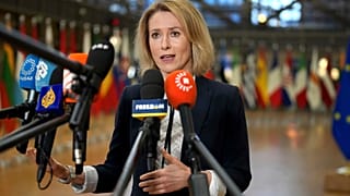 Szefowa unijnej dyplomacji Kaja Kallas w Brukseli.