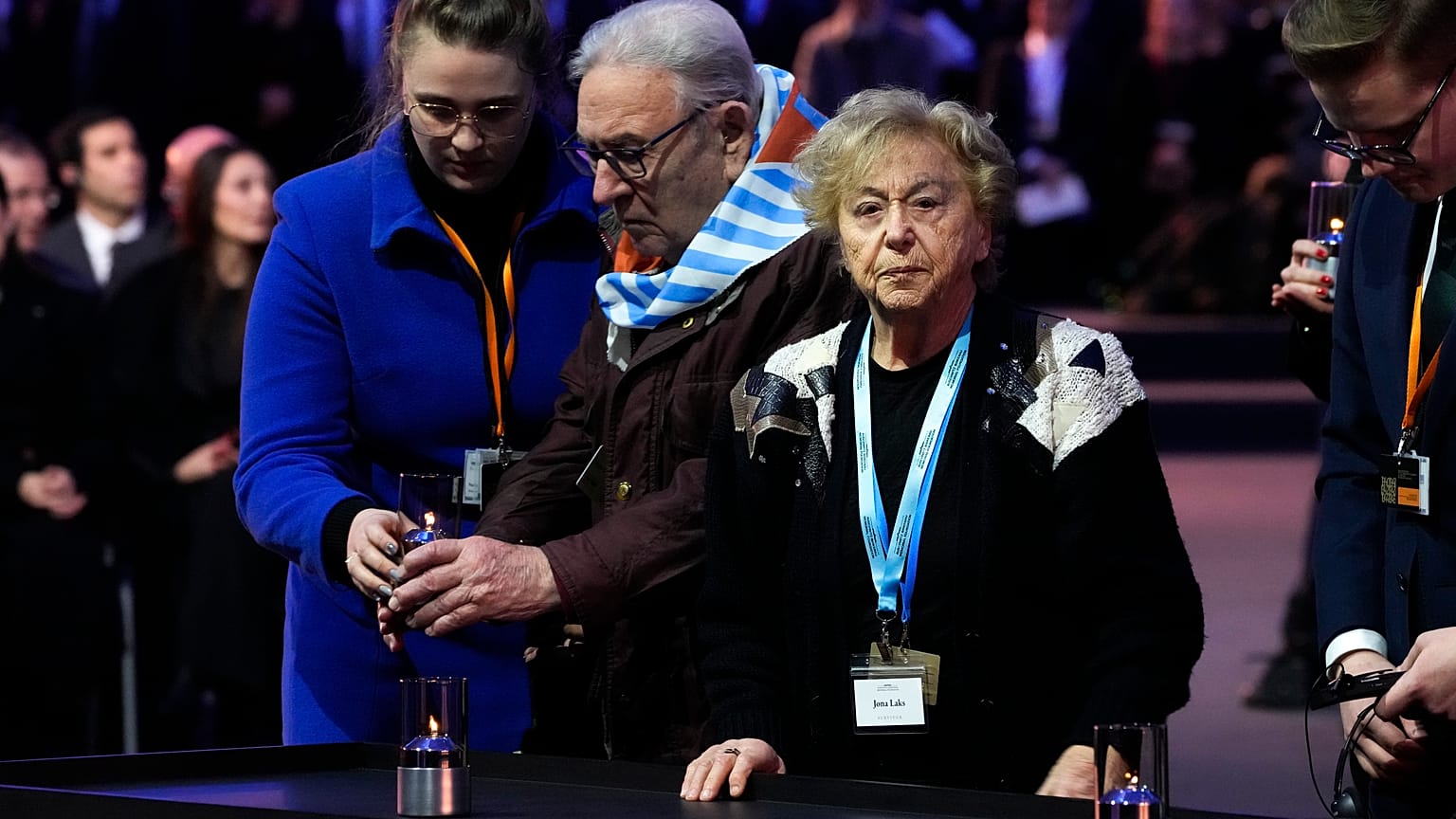 Η τελετή μνήμης στο Άουσβιτς