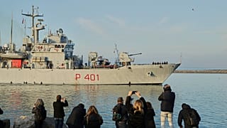 La nave Cassiopea arriva in Albania