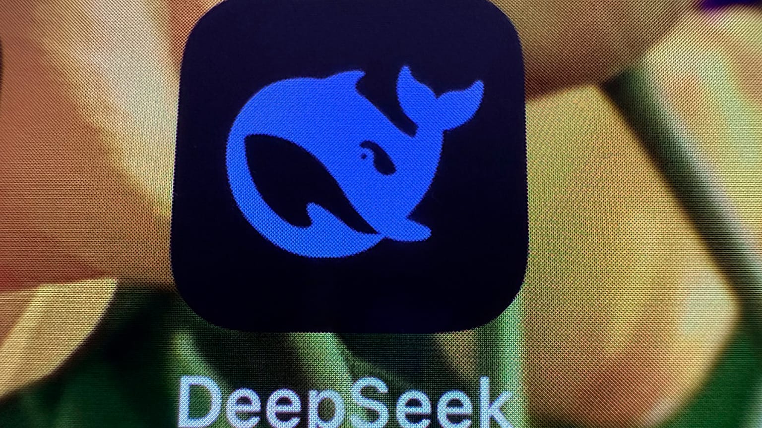 Logo chińskiej aplikacji Deepseek.