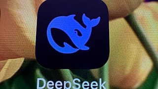 Logo chińskiej aplikacji Deepseek.