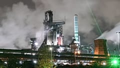 A Thyssenkrupp acélgyára Duisburgban