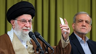 علی خامنه‌ای و مسعود پزشکیان
