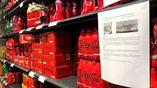 Visszahívott Coca-Cola-termékek a belgiumi Antwerpenben