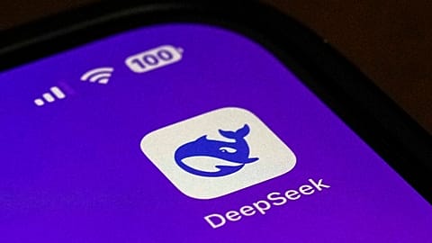 The icon for the smartphone apps DeepSeek.