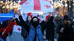 Протесты в Грузии, иллюстрационное фото
