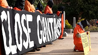 Guantanamo bezárásáért tüntetők
