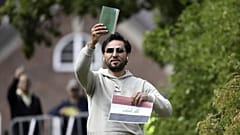 Salwan Momika 2023-ban, Irak stockholmi követsége előtt
