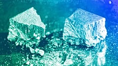 Un mineral raro. 