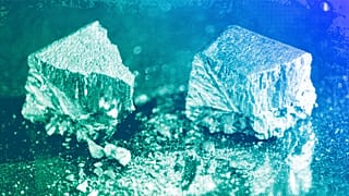 Un mineral raro.