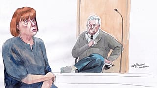 Рисунок с суда над Домеником Пелико