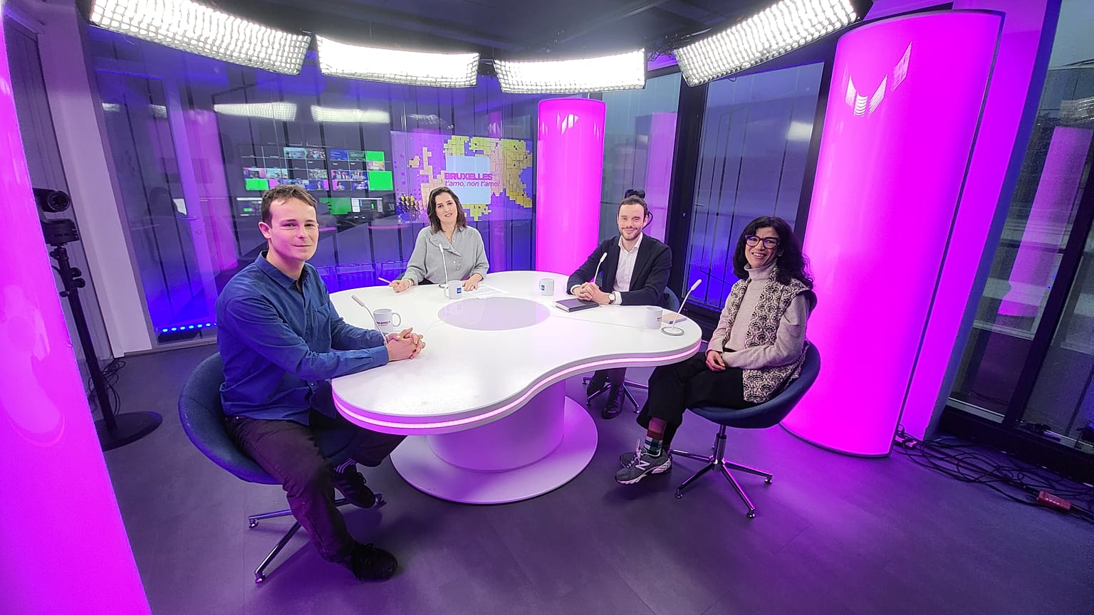 Maïa de La Baume avec Orlando Whitehead, Dimitri Vergne et Majdouline Sbai