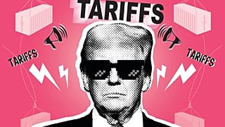Trump tarifáinak gúnyrajza