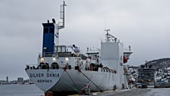 Το νορβηγικής ιδιοκτησίας πλοίο Silver Dania, ύποπτο για σαμποτάζ καλωδίων στη Βαλτική Θάλασσα, βρίσκεται στο λιμάνι του Tromso, Νορβηγία, Παρασκευή, 31 Ιανουαρίου 2025.