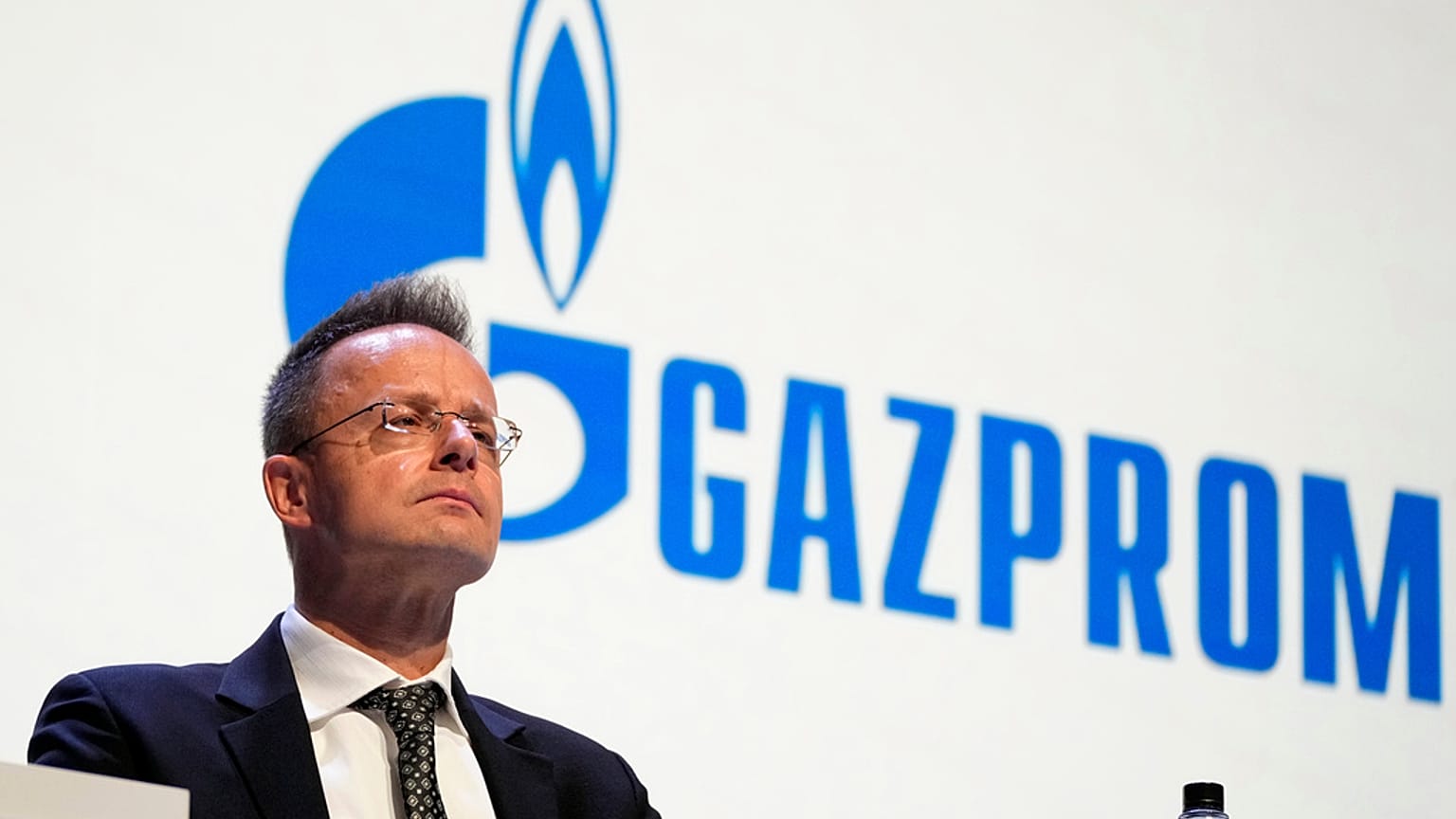 Macaristan Dışişleri Bakanı Peter Szijjarto, Gazprom'un St. Petersburg'da düzenlediği zirvede, 10 Ekim 2024