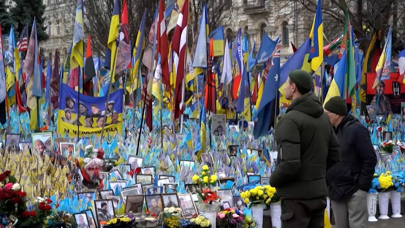 Praça da Donzela, Kiev, Ucrânia.