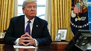 Trump munka közben