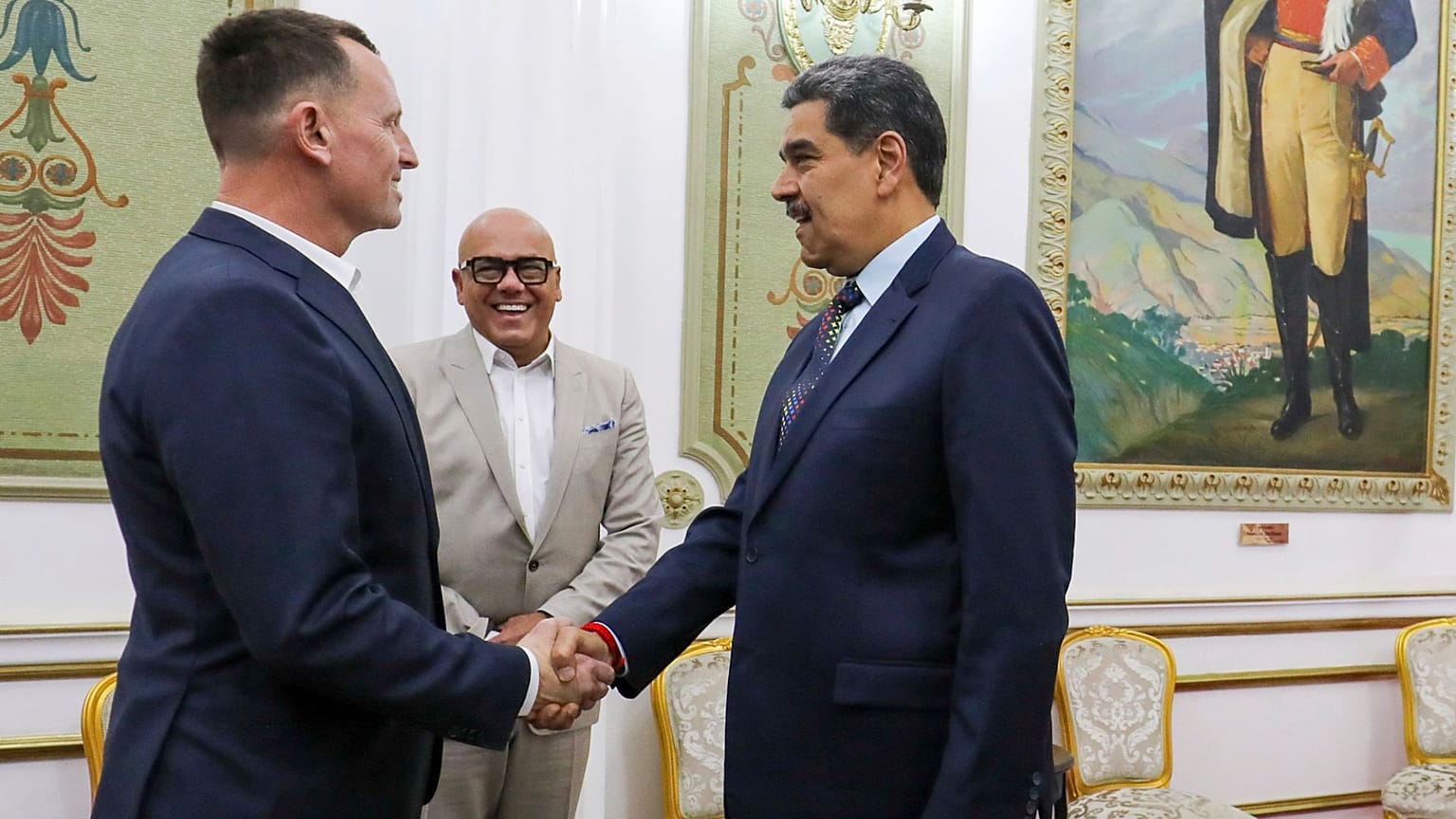 دیدار مادورو و گرنل در کاراکاس