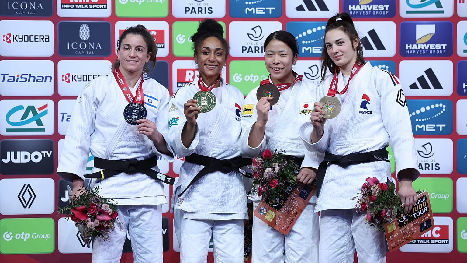 Paris Grand Slam - Medaillengewinner in der Klasse bis 57 kg