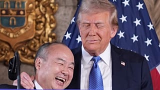 A developing friendship seen between then President Donald Trump and SoftBank Group CEO Masayoshi Son at a Mar-a-Lago meeting in December